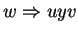 $x \rightarrow y$